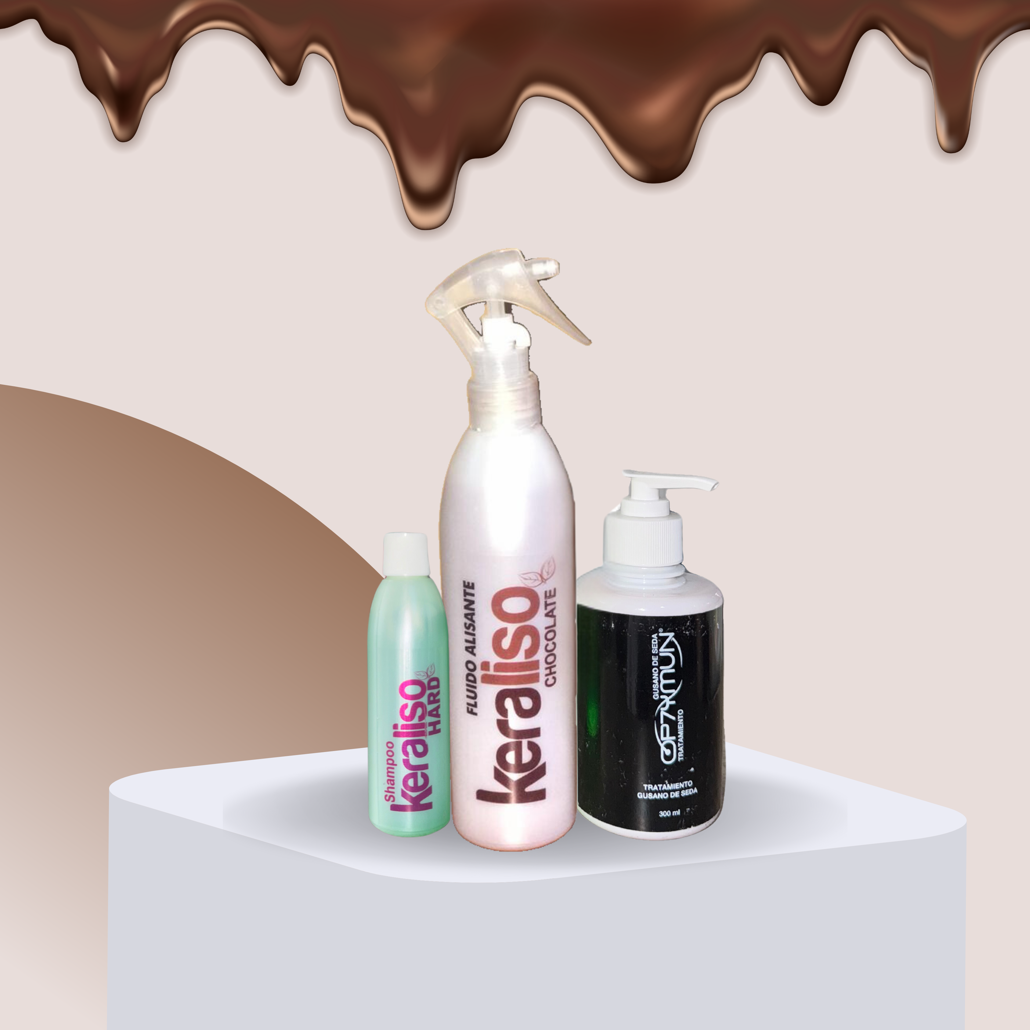 Kit Keratina Keralisso Chocolate (300 Mililitros)