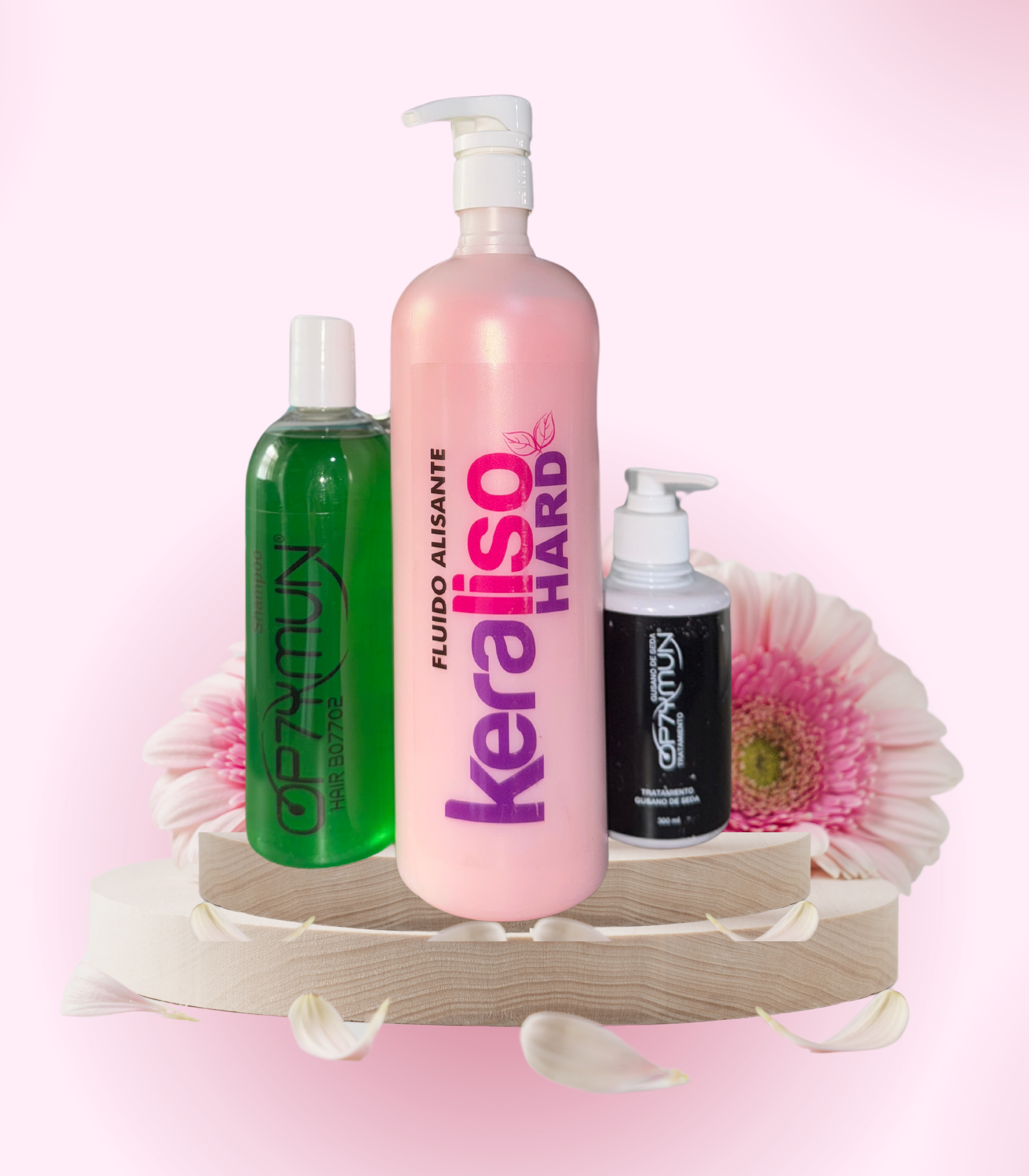 Kit Keratina Keralisso Rosado (1 Litro)